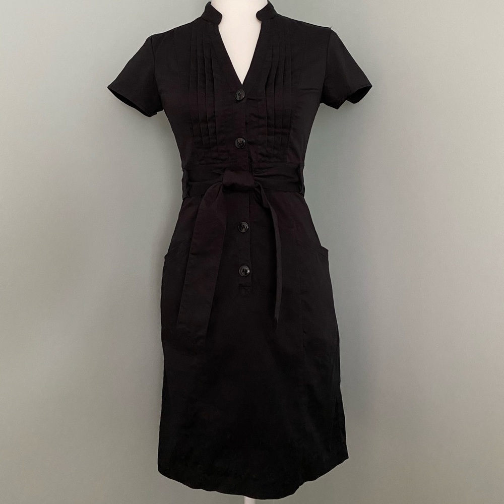 H&M Knee-Length 1/2 Button Shirt Dress